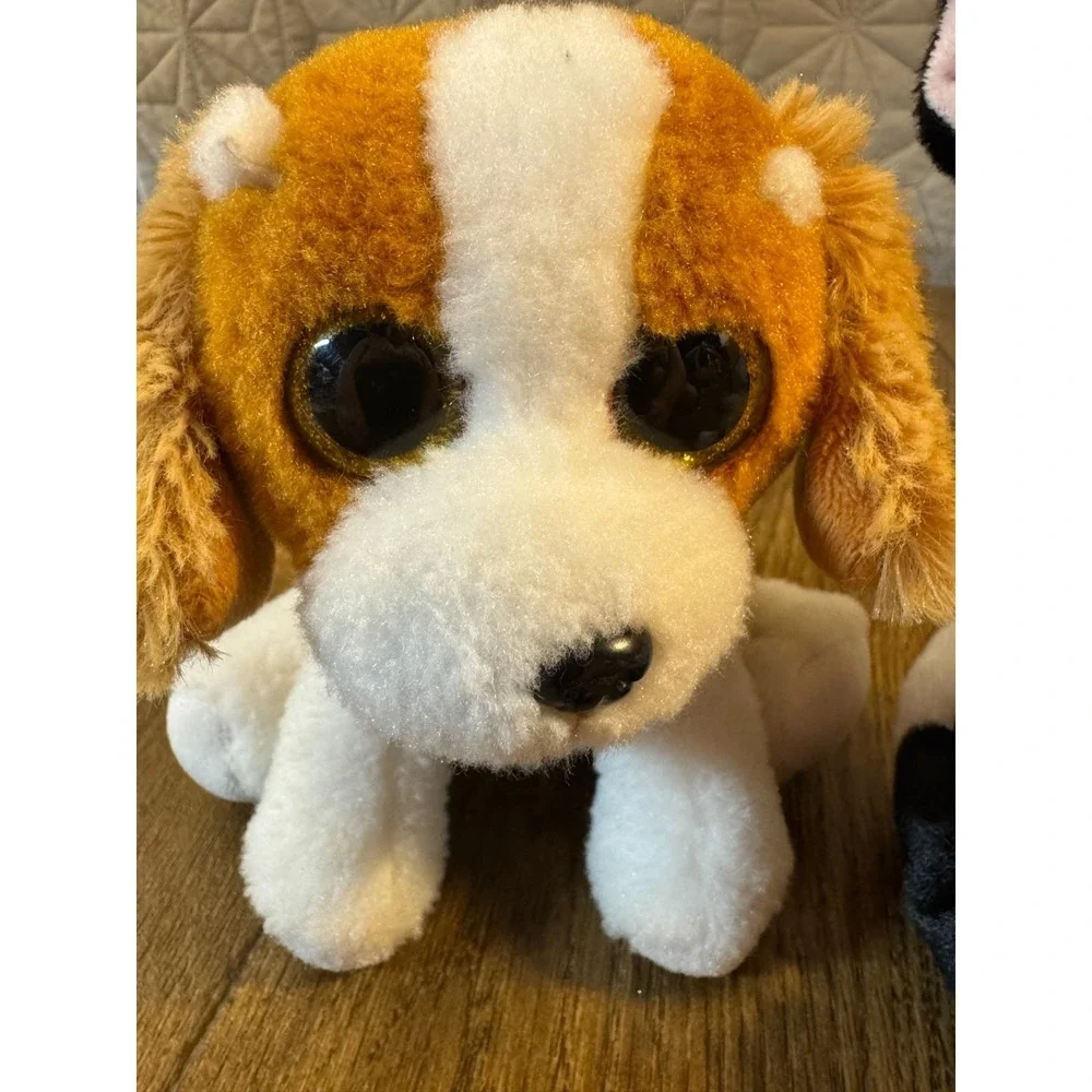 Ty Beanie VelveTy Spaniel Dog Barker Tink Plush Stuffed Animal Toy‎ Bundle Lot